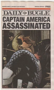 Daily Bugle March 14, 2007 Captain America Assassinated Marvel New Unread - Picture 1 of 2