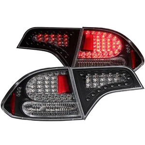 For HONDA CIVIC 06-11 4DR Sedan Only LED TAIL LIGHTS BLACK 2PC 321152 - Picture 1 of 3