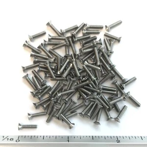 (PKG of 100) 2-56 x 3/8" Machine Screw, Phillips Flat Head, 18-8 Stainless Steel - Picture 1 of 2