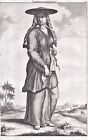 Bali island Indonesia Asia Slave Sklavin costume Kupferstich Bruijn 1718
