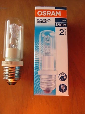 GARANTIERT OSRAM HALOLUX CERAM 205W 64404 E27 KL KLAR  MADE IN GERMANY DIMMBAR - Bild 1 von 4