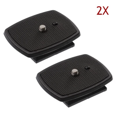 【2X】Universal QB-4W Quick Release Plate Replace for Tripod Velbon CX-444 CX-888 - Image 1 of 4
