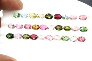 Natural Multi Tourmaline Octagon Faceted Tourmaline Gemstone Cut Lot 23.60 Crt - Imagen 1 de 8