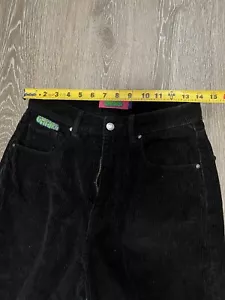 GMPYRE BLACK BAGGY CORDUROY Drawstring PANTS Size 4 Women’s - Picture 1 of 9