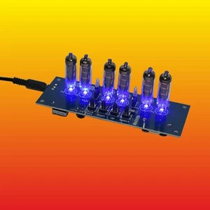 RELOJ/FECHA ELECTRÓNICA PLACA DE PCB CON TUBOS NIXIE RUSOS DE COLECCIÓN IV-9 + ADAPTADOR - Imagen 1 de 4