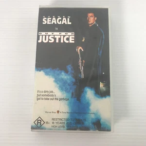 STEVEN SEAGAL Is Out For Justice VHS Video Cassette Tape PAL Small Box R18+ - Picture 1 of 4