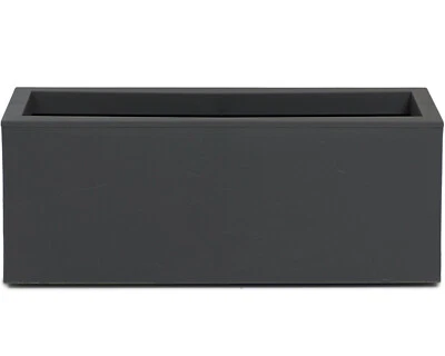 Balkonkasten mit Wasserspeicher Vulkan Pflanzkübel rechteckig Blumentopf Balkon - Bild 1 von 4