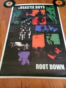 beastie BOYS VINTAGE ORIG ROOT DOWN POSTER 1996 OG RAP HIP HOP FUNKY POSTER - Picture 1 of 8