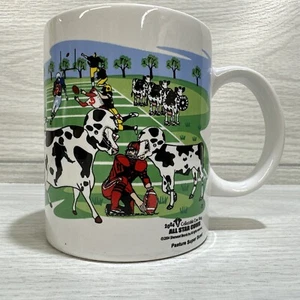 All Star Kühe Kaffeetasse 3,25x3,75" Barnyard Weide Super Bowl 2004 - Bild 1 von 7