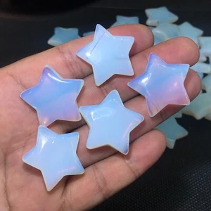 5pcs synthetic opalite Stars Quartz Crystal Healing Crystal Gift 1" - Picture 1 of 9