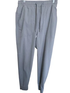 Pantalón Jogger Lululemon ABC Para Hombre Pequeño Gris Tejido Aire Clásico Cónico Atlético DEFECTUOSO - Imagen 1 de 9