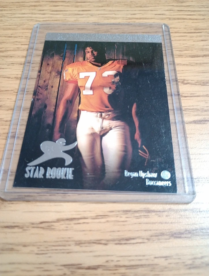 1996 Upper Deck Star Rookie Regan Upshaw #12 Rookie RC Football Card - Image 1 of 2