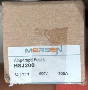 HSJ200 Mersen High Speed Low Voltage Fuse 600V 200A Fuse-NEW Retail $236 - Picture 1 of 4
