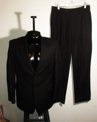 Traje de 2 piezas Lord West azul marino 100 % lana para hombre talla 38M, 32X32 Foto 1 de 4