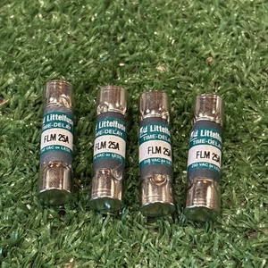 Littelfuse FLM025 FLM-25 25A 250VAC Fuse (Pack of 4) - Picture 1 of 3