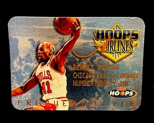 1997-98 NBA Hoops - Frequent Flyer Dennis Rodman #5 - Bild 1 von 2