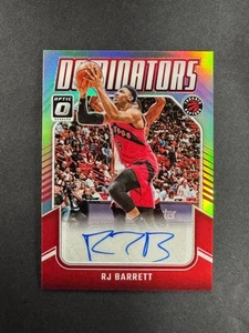 RJ Barrett 2024-25 Panini Donruss Optic Dominators Auto Rosso /99 #DS-RJB - Foto 1 di 2