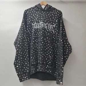 a bathing ape Stud Hoodie SIZE L Black Cute From Japan 100% cotton - Picture 1 of 10