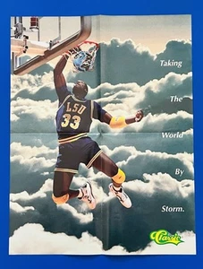 "Póster clásico de baloncesto de novato Shaquille O'Neal LSU Tigers 1992 17x22""; casi nuevo" - Imagen 1 de 2