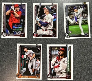 2025 Topps Baseball Complete Factory Set Image Variation Set of 5 QTY AVAIL - Picture 1 of 2