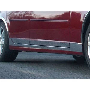 8p Luxury FX Chrome 5 1/4-5 1/2' Rocker Panel Molding fits 2003-07 Cadillac CTS - Picture 1 of 4