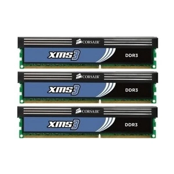 Corsair XMS3 6 GB (3x2GB) TR3X6G1600C8 DDR3-1600 PC3-12800  #29044 - Bild 1 von 1