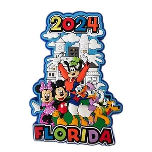 Disney Characters 2024 3" NEW Rubber Fridge Magnet - Picture 1 of 3