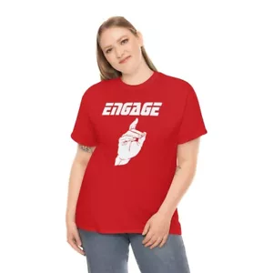 Engage | Unisex | Algodón pesado | Camiseta | Trekkie | Picard | Ciencia ficción - Imagen 1 de 26