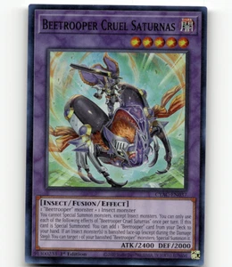 Yugioh Rote Beete Grausame Saturnas Cyberstorm Access CYAC-EN037 super selten - Bild 1 von 1