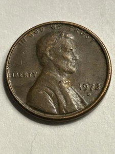 1972 D Lincoln Penny Error On Rim/L On Rim/Double On 7 In Date (458) - Picture 1 of 2