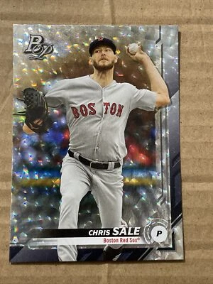 2019 Bowman Platinum ICE Chris Sale # 78 Red Sox - Image 1 of 4