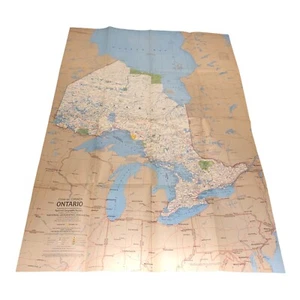 National Geographic Map 1978 Close-up: Canada Ontario - Foto 1 di 3
