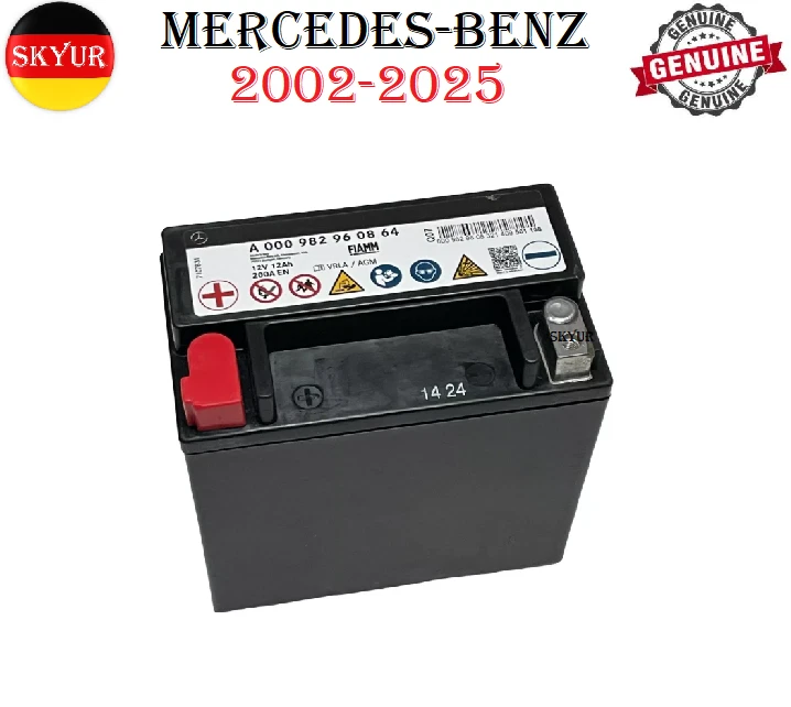 Genuine Mercedes-Benz Starter Battery Auxiliary 0009829608 OEM
