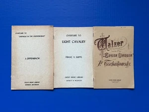 Three Luck's Library Miniature Study Scores (Offenbach, Suppe, Tchaikovsky) - Picture 1 of 7
