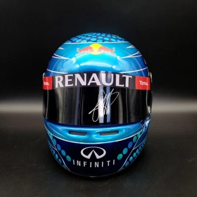 Sebastian Vettel Signed Helmet Visor 2013 Display Tribute 1:1 AS-02171 - Image 1 of 4