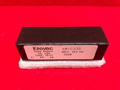 Relé de alimentación TE Connectivity KILOVAC K81C335 HV SPDT 26,5 VDC, 10 kV, 290 ohm, 5A Foto 1 de 4