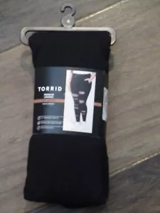TORRID FULL LENGTH BLACK MESH SLIT POCKET PREMIUM LEGGINGS SIZE 4 (4X/ 26) - Picture 1 of 1