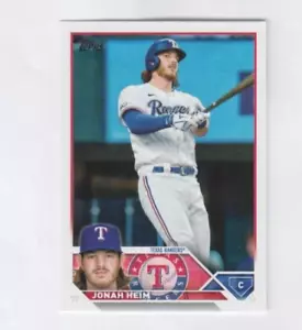 (10) Jonah Heim 2023 TOPPS SERIES 1 CARD LOT #141 TEXAS RANGERS - Picture 1 of 1