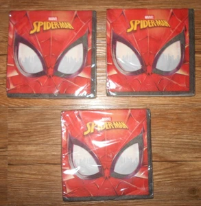 Spiderman Three Packs Of 16 Each Party Napkins - Picture 1 of 1