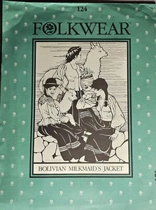 Folkwear Bolivian Milkmaid's Dress 124 Size 8-14 VINTAGE 1982 Unused-F3 - Picture 1 of 3