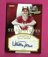 WALLY JOYNER AUTOGRAPH 2013 USA CHAMPIONS  STARS & STRIPES #JOY  SER #d 26/400