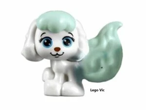 Lego 24889pb01 Dog Chien Puppy Disney 41141 Pumpkin's Royal Carriage MOC -A7 new - Imagen 1 de 1