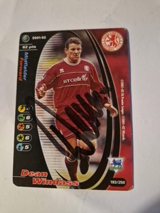 Signed Dean Windass Middlesbrough Trade Card 