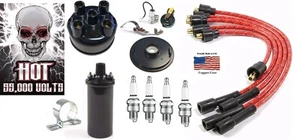 Farmall Super A Tractor Ignition Tune up Kit & 12 Volt Hot Coil - Picture 1 of 3