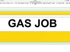 Gas Safe Plumber Number Plate Gas Registration Number