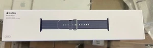 Genuine Apple Woven Nylon Band for Apple Watch 38mm 40mm 41mm - Midnight Blue - Picture 1 of 7