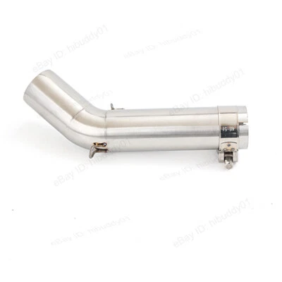 For Suzuki GSXR750 GSXR600 2006 2007 Modified Exhaust Pipe 51mm Mid Link Pipe - Imagem 1 de 4