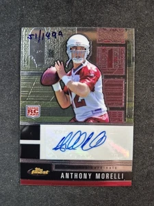2008 Finest Autographs #108 Anthony Morelli /1499 Auto RC Cardinals Penn State - Picture 1 of 2