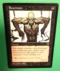 Magic the Gathering MTG Tempest REANIMATE LP/EX U 1997 Nice! - Picture 1 of 5