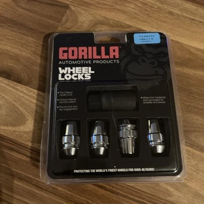 Gorilla 71661N 轮圈锁 12 毫米 X 1.75 螺纹-橡子凸耳螺母 — 第 1/2 张图片